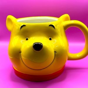 Disney Winnie the Pooh face figure mug cup - Brand New